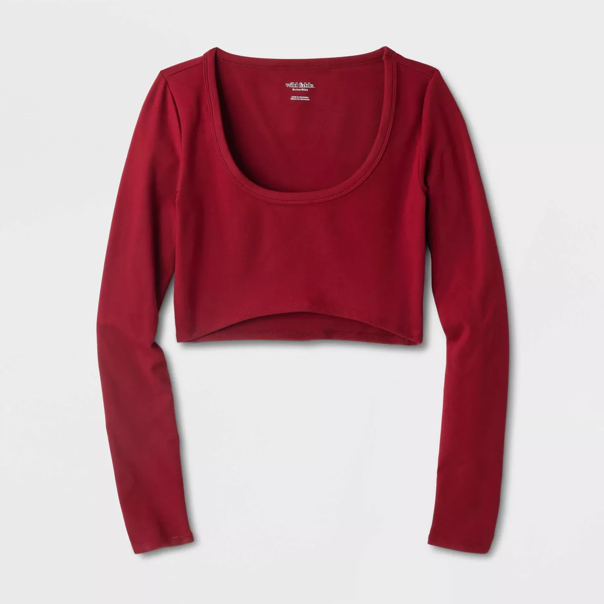 Women's Long Sleeve Scoop Neck ButterBliss Top - Wild Fable™ | Target