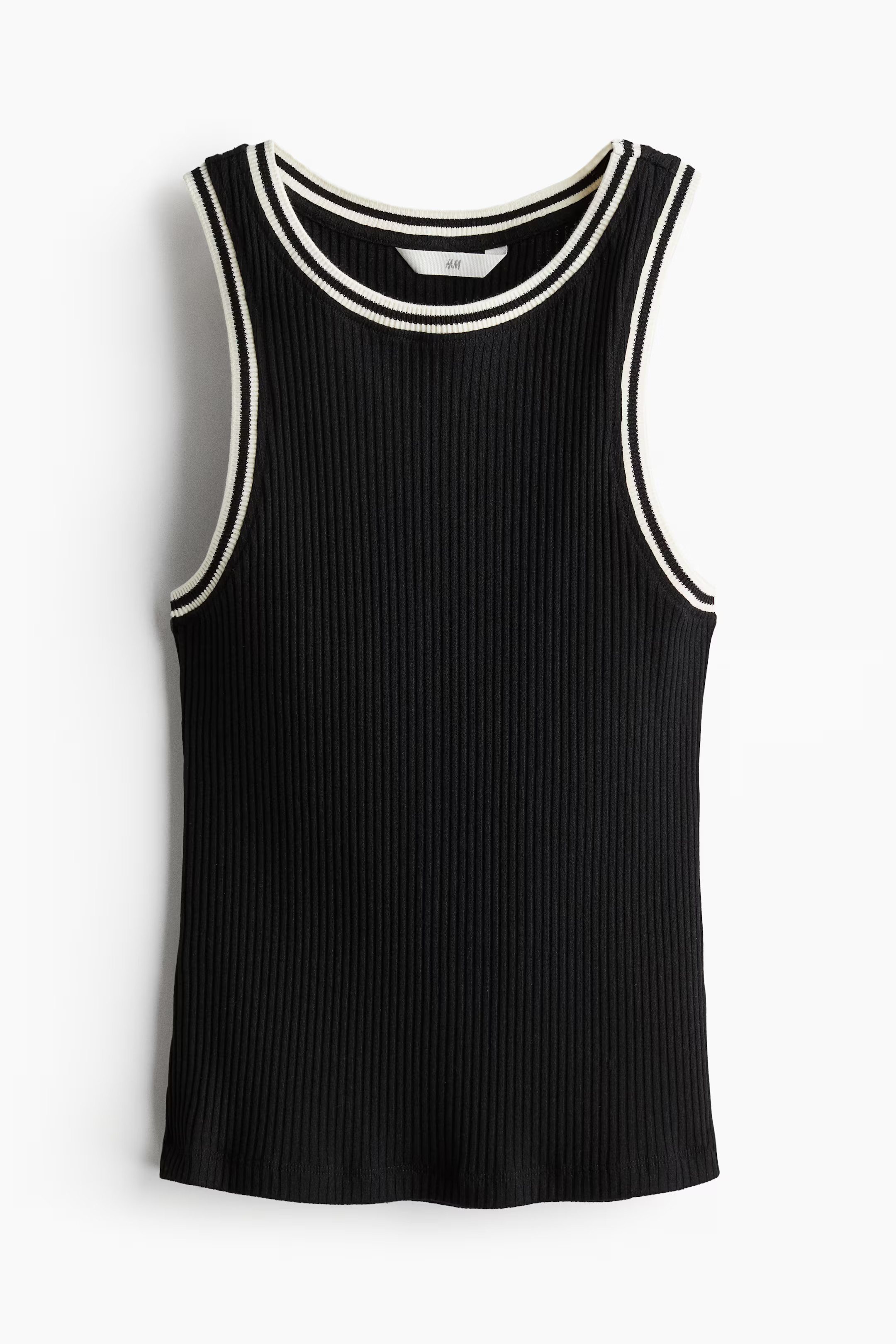 Ribbed vest top | H&M (UK, MY, IN, SG, PH, TW, HK)