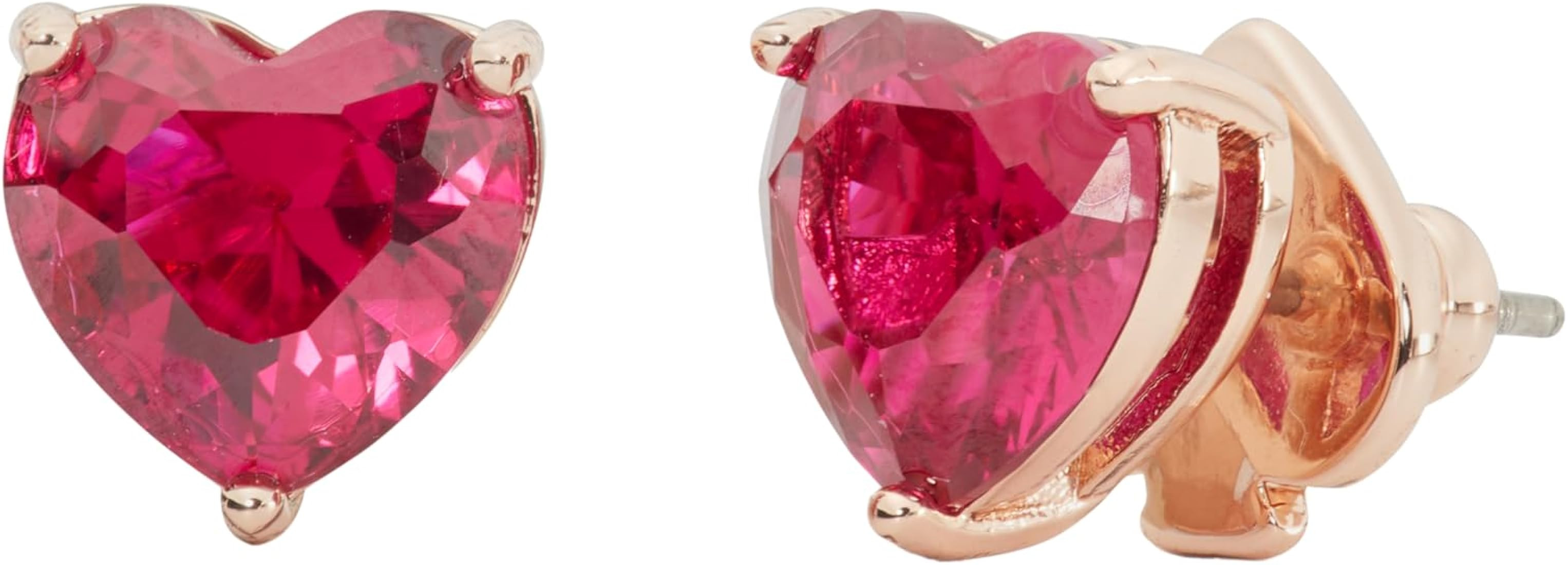 kate spade new york My Love Heart Studs, Red, One Size | Amazon (US)