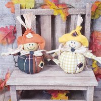 Mini Scarecrow, Tiered Tray Decor, Autumn Decor, Thanksgiving Decor, Coffee Bar Decor, Scarecrow Decor, Fall Shelf Decor, Farmhouse Scarecrow | Etsy (US)