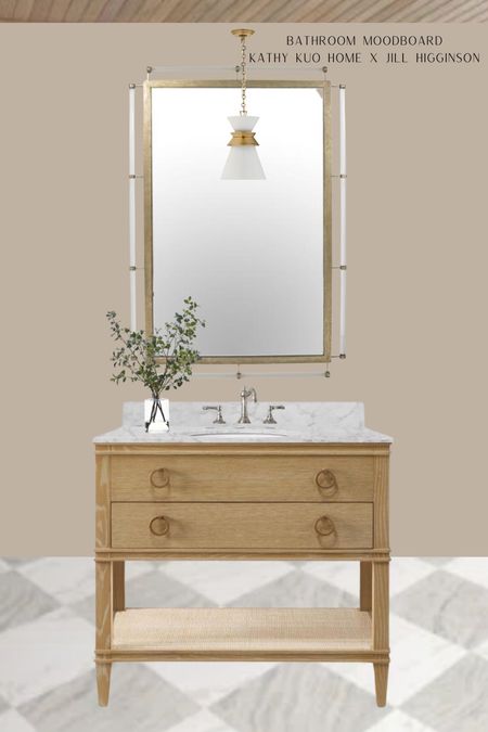 Bathroom vanity, mirror and pendant 

#LTKstyletip #LTKhome #LTKfamily
