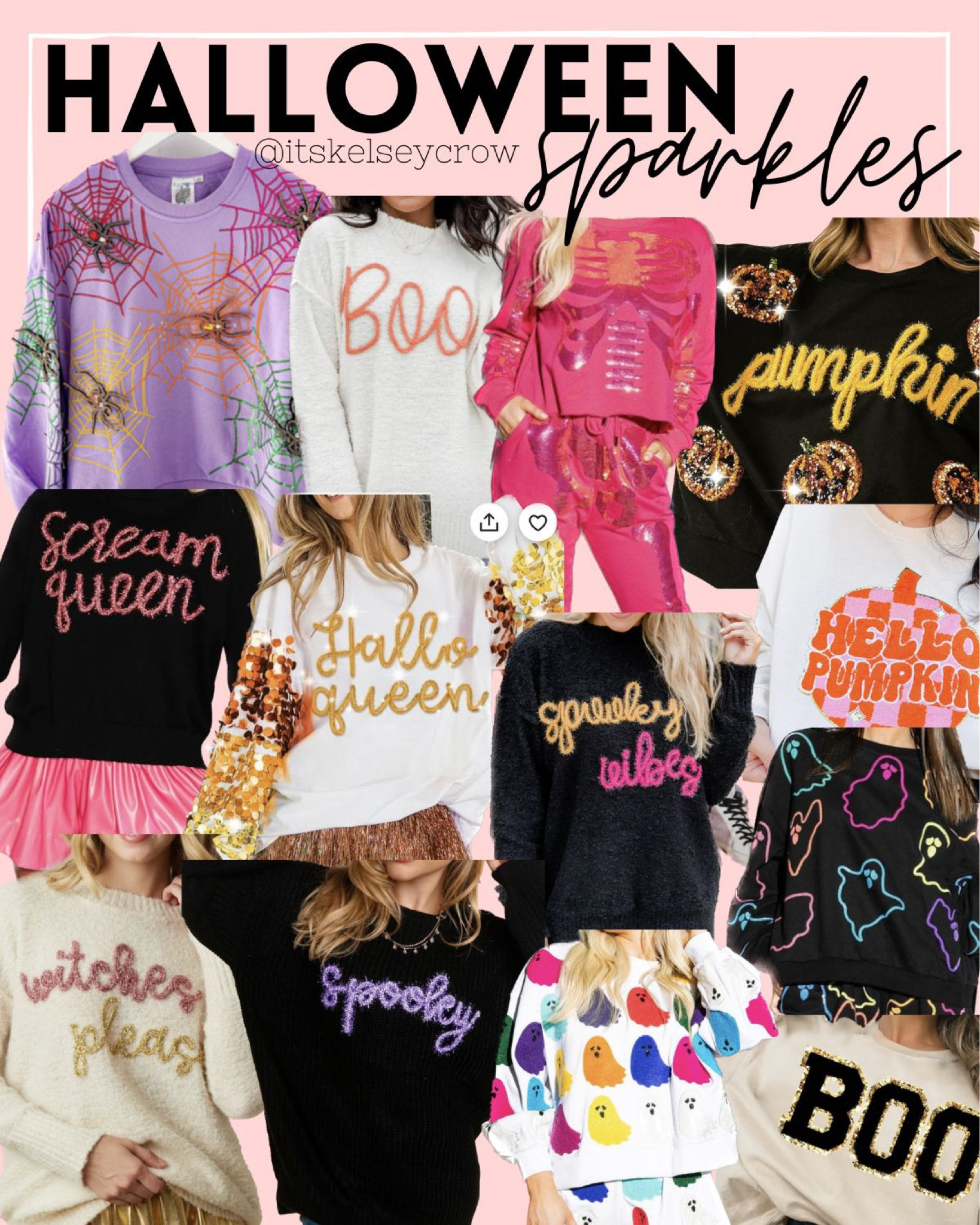 Halloween
Sparkle
Glitter
Pink Halloween
Teacher 
Queen of sparkles
Fall

#LTKstyletip #LTKfindsunder50 #LTKHalloween