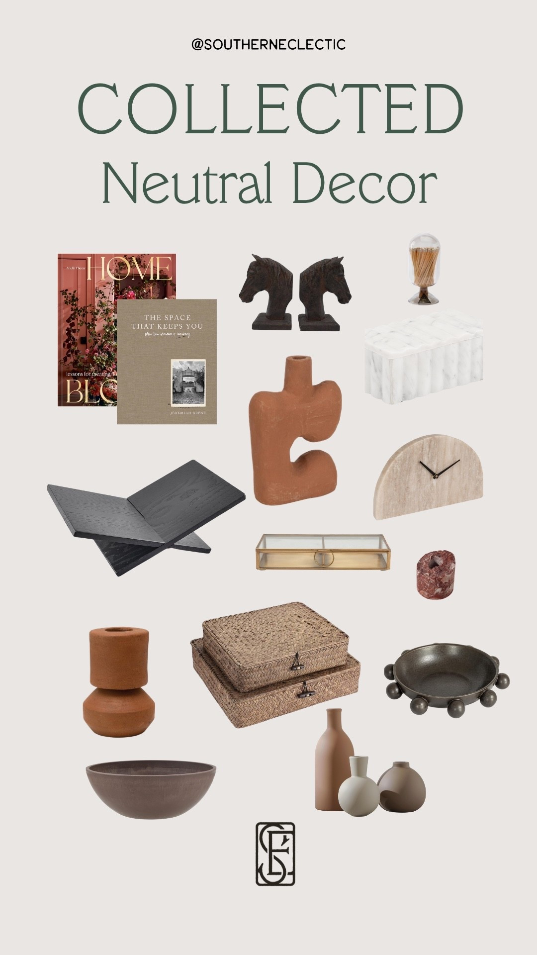Neutral shelf decor! Recently used these items in a project of ours and loving the collected look they gave to the space. 



#LTKFindsUnder50 #LTKHome #LTKSaleAlert