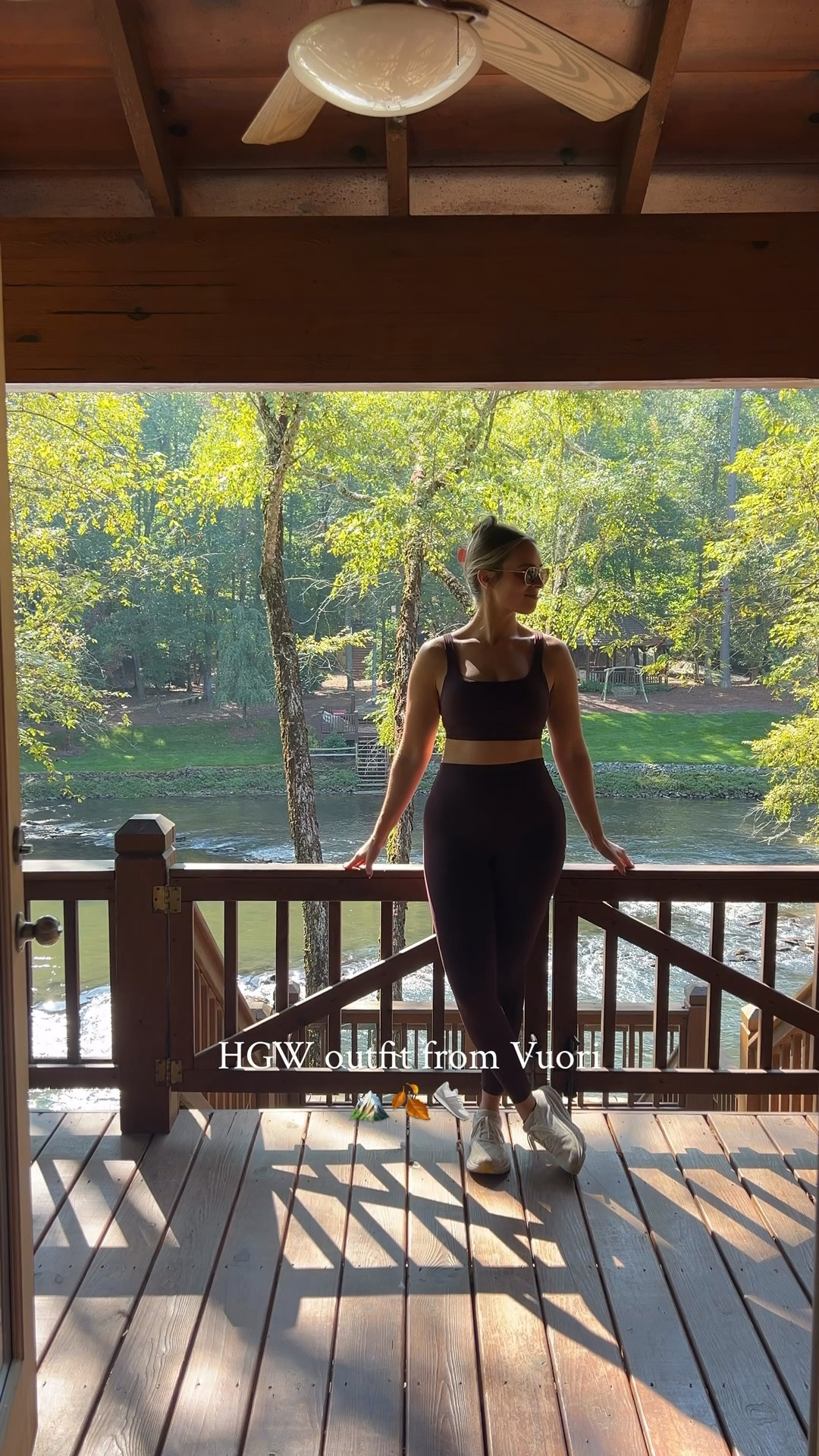 Hot girl walk outfit with my new obsession - the Vuori BlissBlendForm™️ fabric👟🍂 Wearing a size medium in the bra, leggings, and hoodie. #vuoripartner @vuoriclothing 

#LTKActive #LTKFallSale #LTKSeasonal