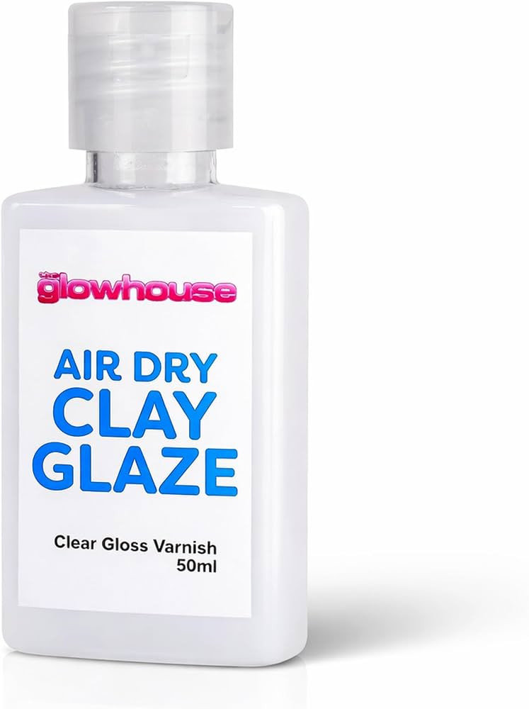Clay Glaze 50ml Gloss Varnish \u2013 Clear, Water-Based Sealer for Polymer Clay, Air Dry Clay & C... | Amazon (UK)