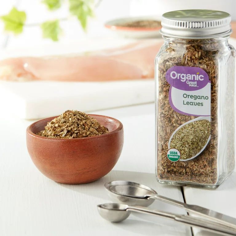 Great Value Organic Oregano Leaves, 0.5 oz | Walmart (US)