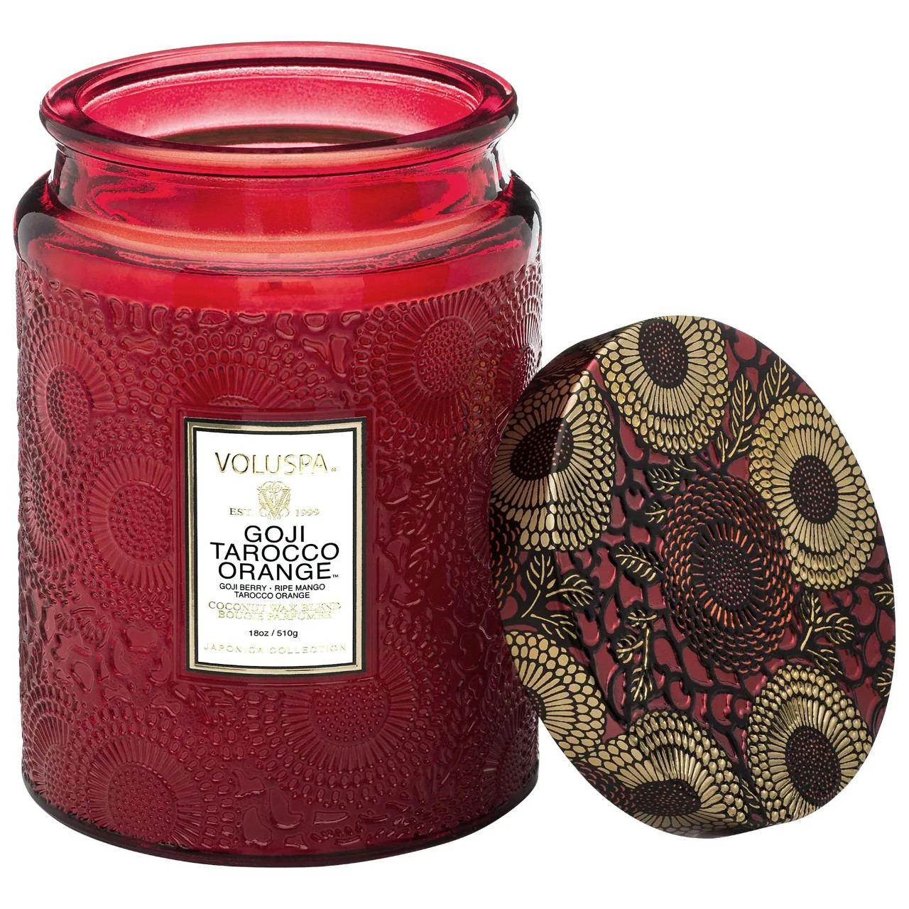 VOLUSPA Goji & Tarocco Orange Glass Jar Candle 18 oz/ 510 g | Sephora (US)