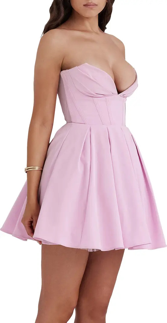 Mar Strapless Corset Fit & Flare Minidress | Nordstrom