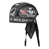 Hot Leathers - HWH1055 Never Forgotten Head Wrap (Black) | Amazon (US)