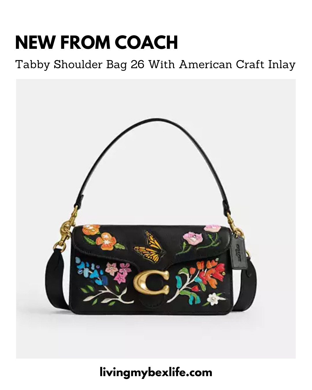 New Coach Tabby Shoulder Bag 26 With American Craft Inlay | , coach purse, coach bag, luxury purse, luxury bag 

 #LTKItBag #LTKgrwm #LTKootd #LTKmomlife