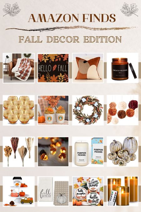 Amazon Fall Home Decor! Such cute things at great prices! 🍁

Amazon finds, Amazon home, fall decor, fall home, pumpkins, fall candles, Amazon decor, home decor, home style, fall style, affordable style. 

#LTKhome #LTKunder50 #LTKSeasonal