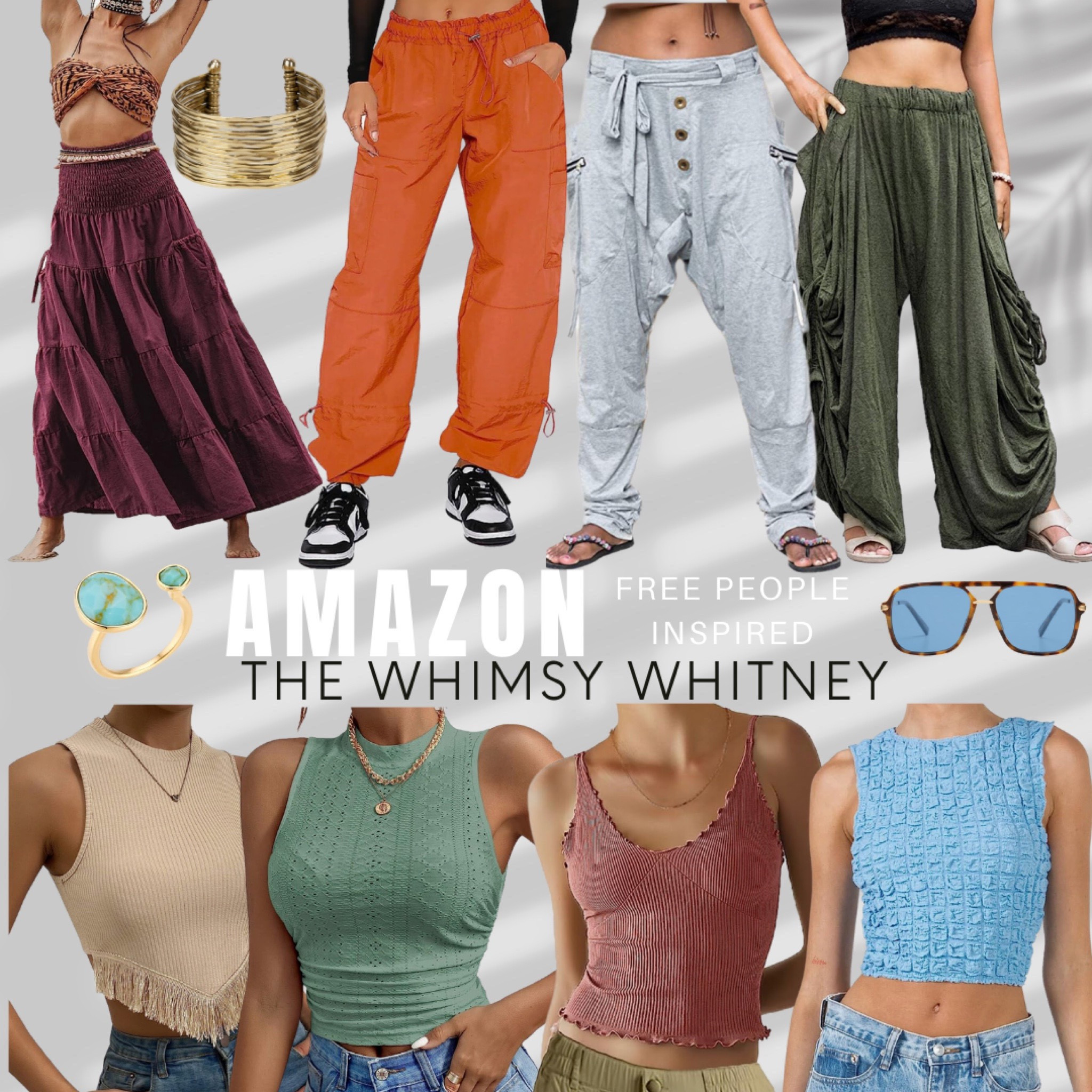 Free people vibes without the price
Whitney
Thewhimsywhitney
The whimsy Whitney
Whitney Kirkland 

Amazon finds

Beach vacation essentials
Beach blanket
Swimsuit

Free people inspired looks

#amazondeals #ltkfashion #ltkunder50 #ltkamazonfashion #ltkitbag #ltkswim #amazonfashionfinds #ootdfashion #ootdlifestylefashion #ootdover30 #summeroutfits #flfashion #beachvibes #beachoutfits #affordablestyle

#stylegoals #styleinspo #summertrends #trendsprediction #summerwardrobe #summerfashion 
Boho fashion / cowgirl outfit / coastal cowgirl / country music concert / free people dupes / western fashion / coastal outfit / 

outfit inspiration 
Free People lookalike 
Free People dupe
Free People dupes
Mom outfit 
Mom outfit inspiration 
Beach outfit
Boho outfit ideas
Boho outfit inspiration 

#LTKunder50 #LTKstyletip #LTKFind