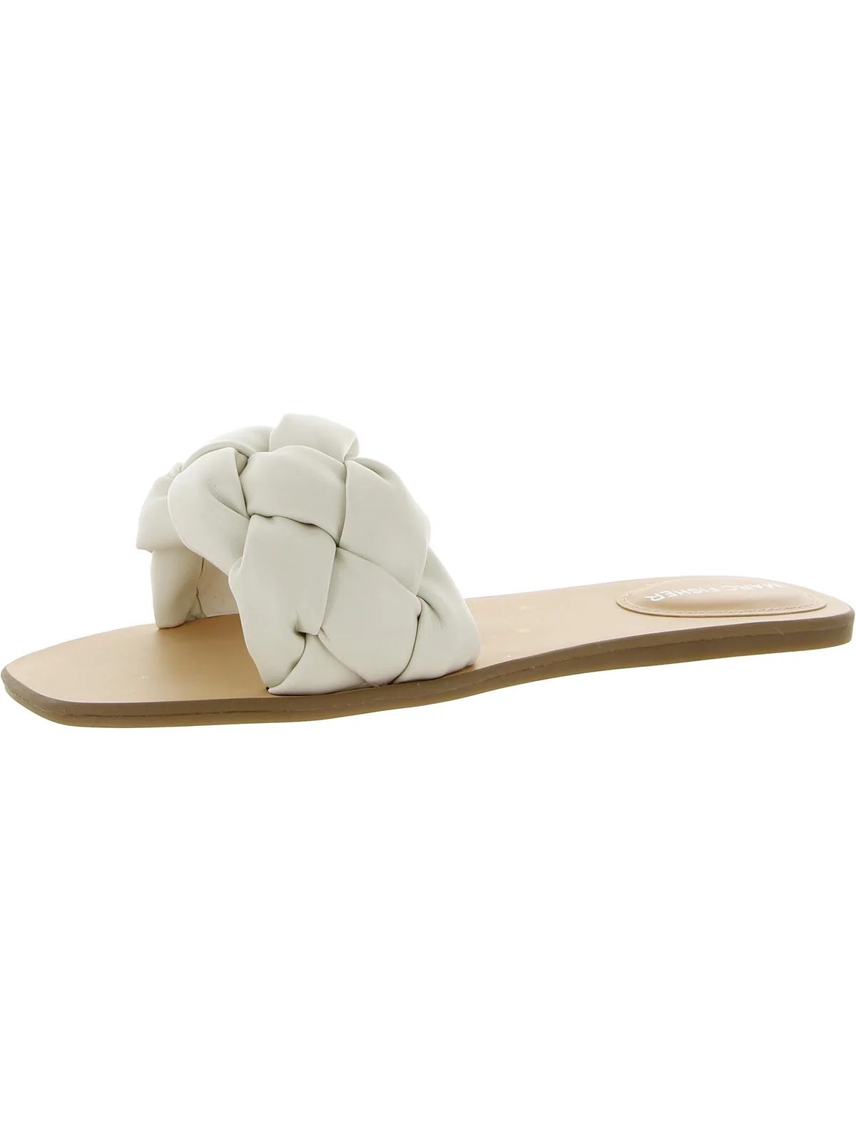 Bolier Womens Faux Leather Braided Slide Sandals | Shop Simon