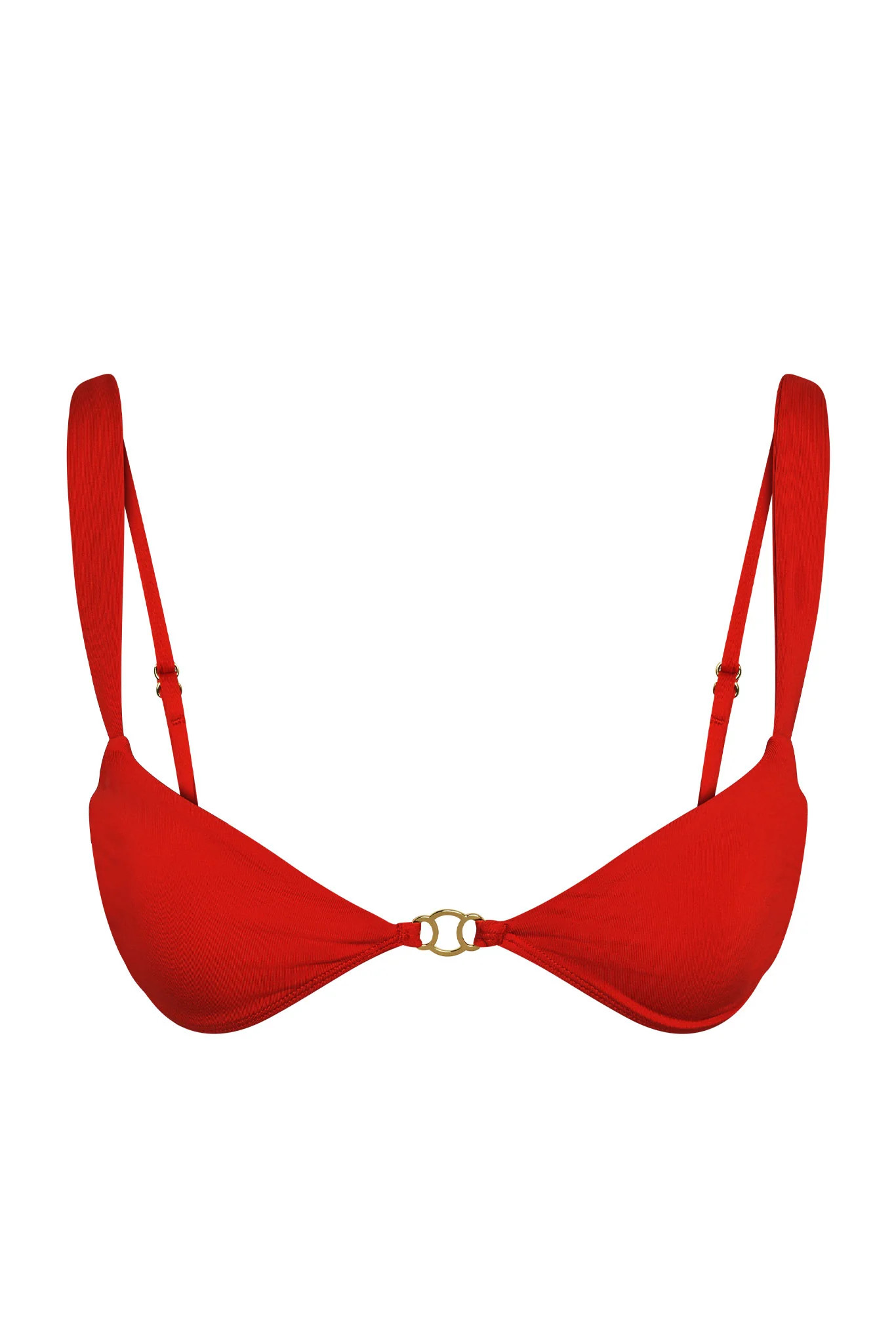 Petit Ermitage Top - Chili Pepper (Small Bust) | Monday Swimwear