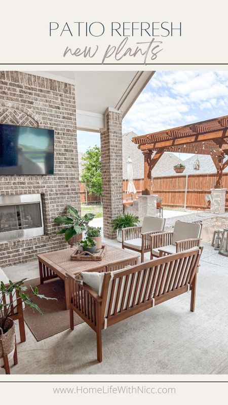 Patio vibes! New plants for spring! And of
Course these modern planters are 😍😍😍
.
.
#patiodecor #patio #outdoorliving #outdoordecor 

#LTKsalealert #LTKhome #LTKSeasonal