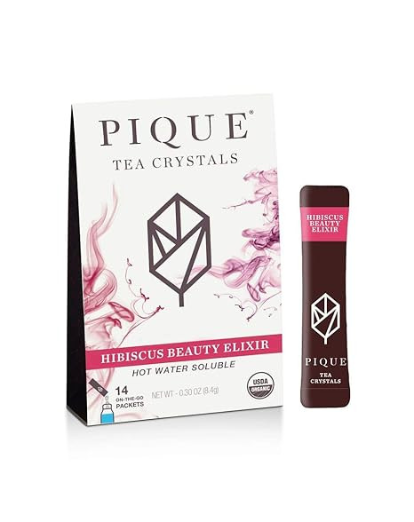 Amazon.com : Pique Organic Hibiscus Tea Crystals - Naturally High in Vitamin C and Caffeine-Free ... | Amazon (US)
