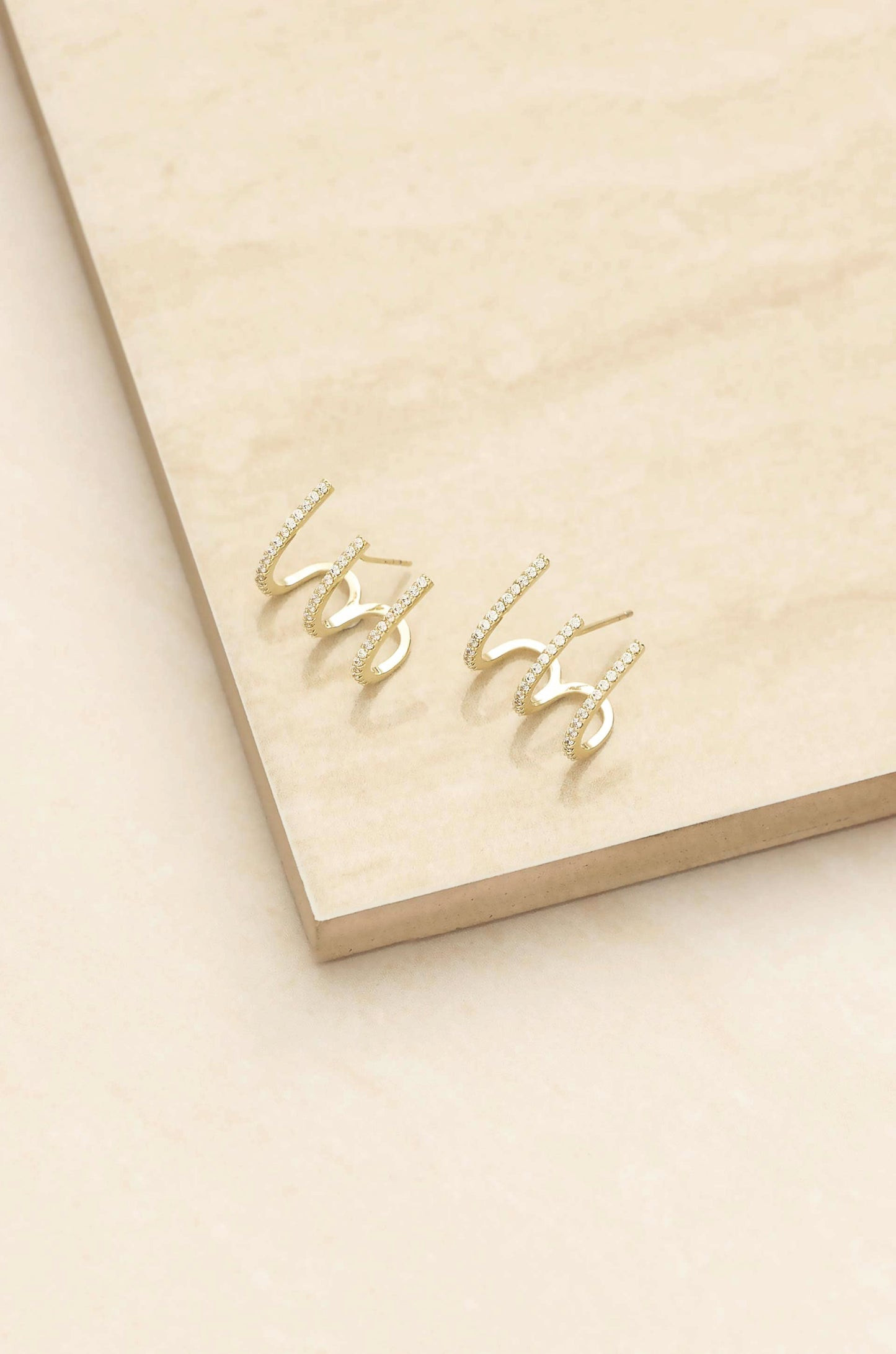 Sparkle Triple Illusion Ear Wrap | Ettika