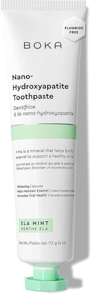 Boka Fluoride Free Toothpaste, Nano Hydroxyapatite Toothpaste, Appropriate for Sensitive Teeth - ... | Amazon (US)