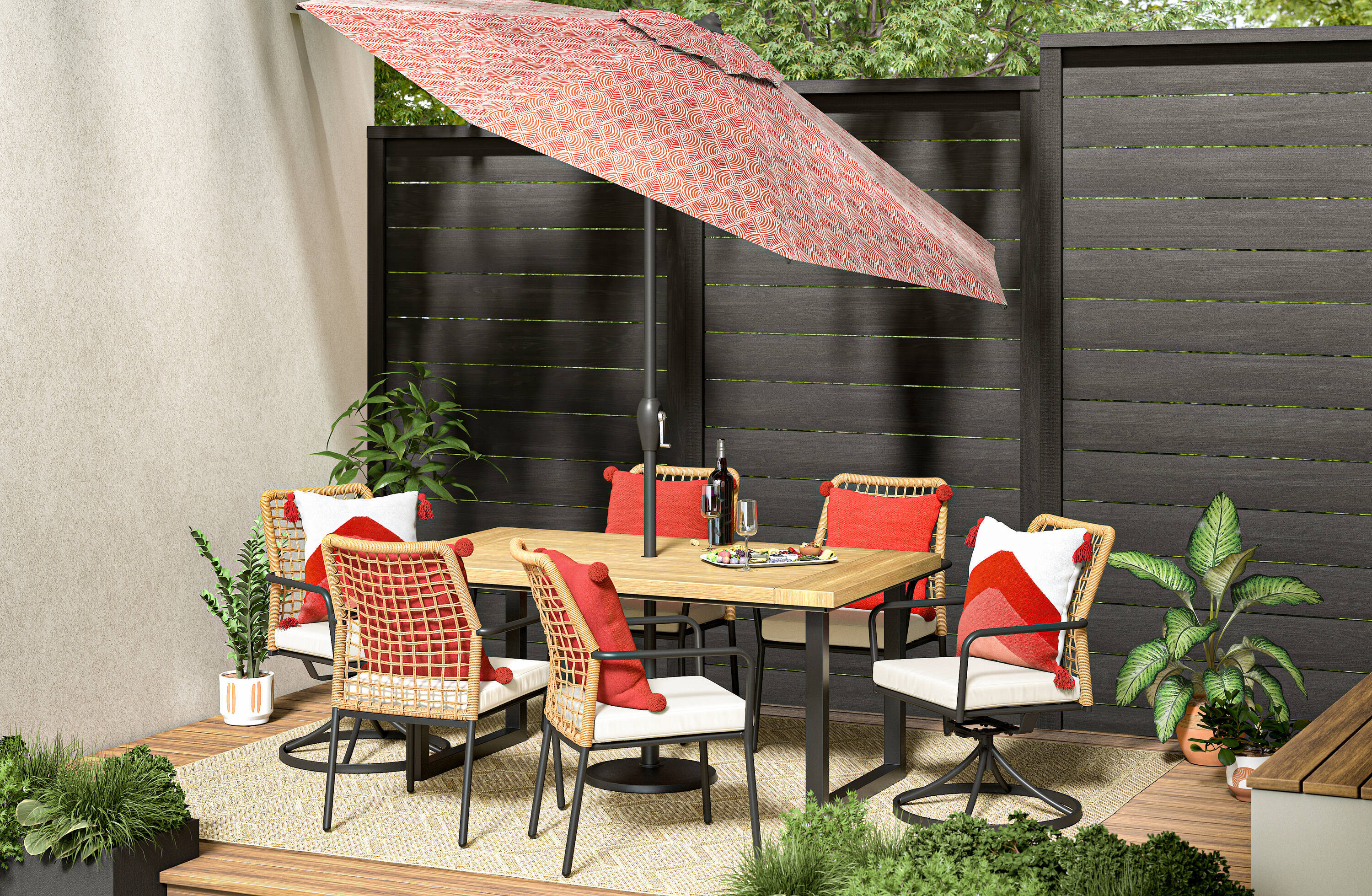Origin 21 Clairmont 7-Piece Patio Dining Set at Lowes.com | Lowe's