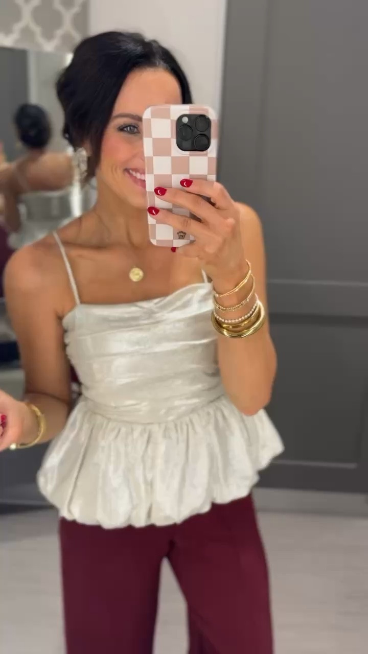 I absolutely love this peplum top from Target! Has just the right amount of sparkle and shine for Christmas and news years Eve parties! Aprilwilks VintagePickin Target fashion finds viral target peplum top Christmas outfit inspo New Year’s Eve outfit ideas women’s Christmas outfit ideas 

#LTKOver40 #LTKSeasonal #LTKHoliday