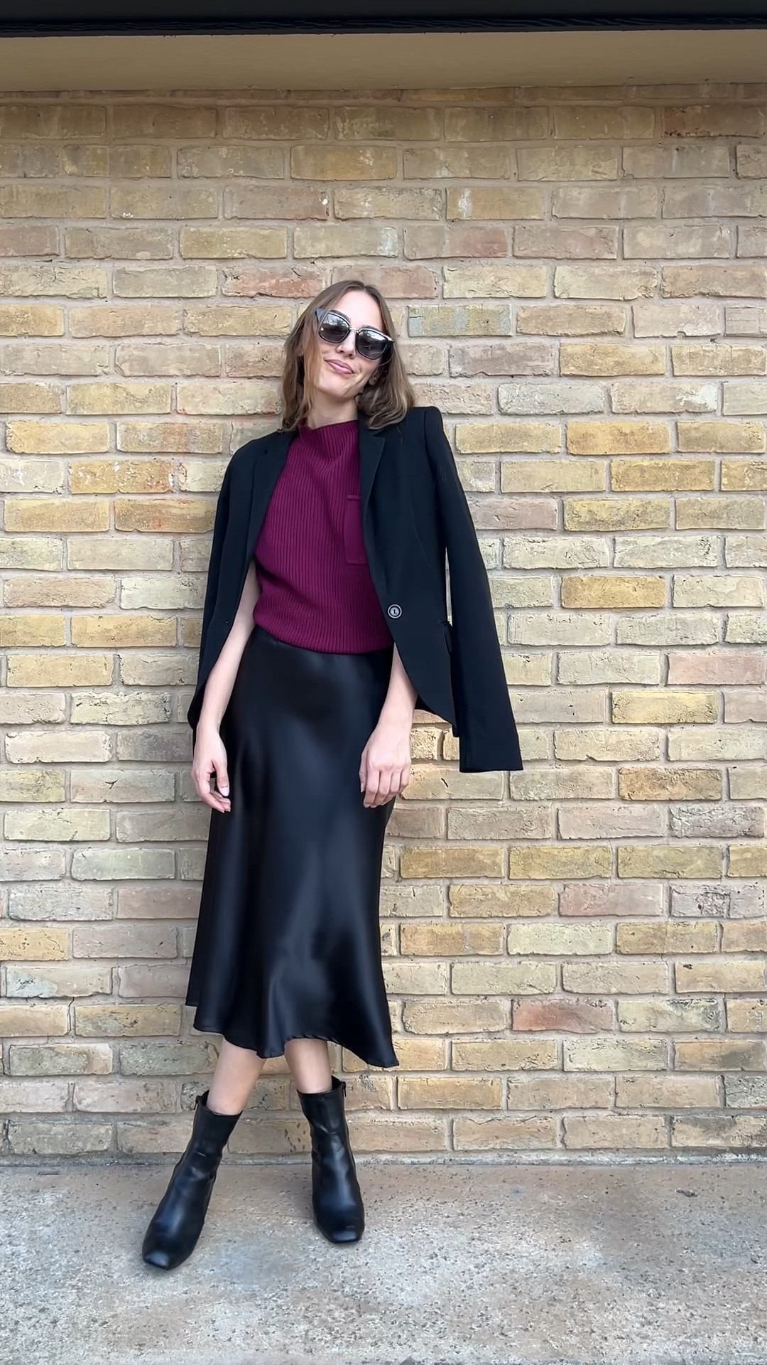 6 ways to style a satin midi skirt for fall 🖤

#satinskirt #midiskirt #falloutfits #fallootd #falloutfitinspo 

Satin midi skirt outfits 

#LTKSeasonal #LTKVideo #LTKFindsUnder50