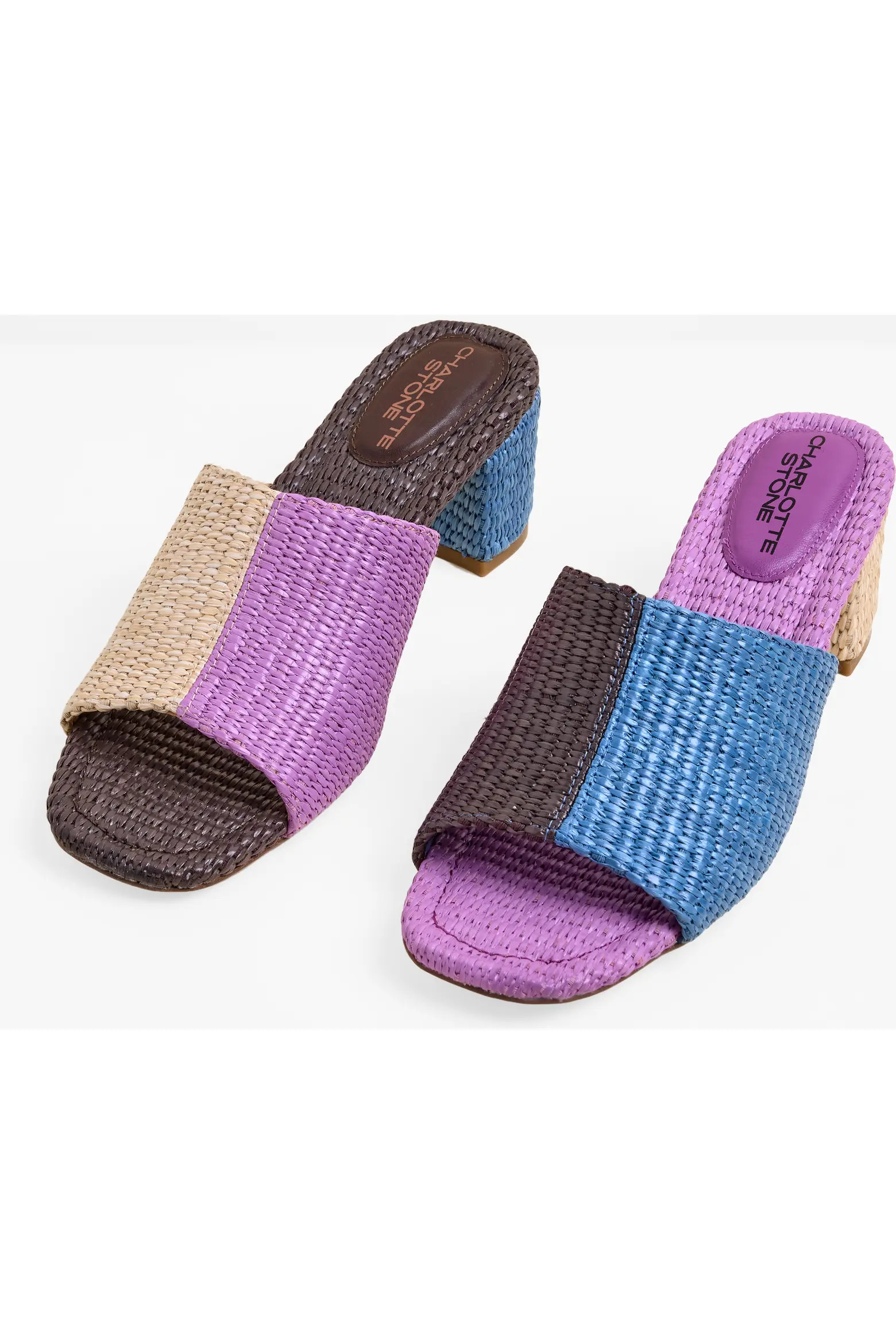 Lenu Mismatch Woven Slide Sandal (Women) | Nordstrom | Nordstrom