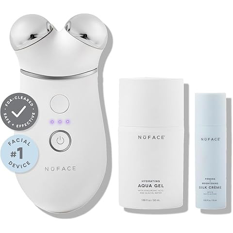 NuFACE MINI+ Microcurrent Facial Device Ultimate Uplift Holiday Kit - Brilliant White Face Sculpt... | Amazon (US)