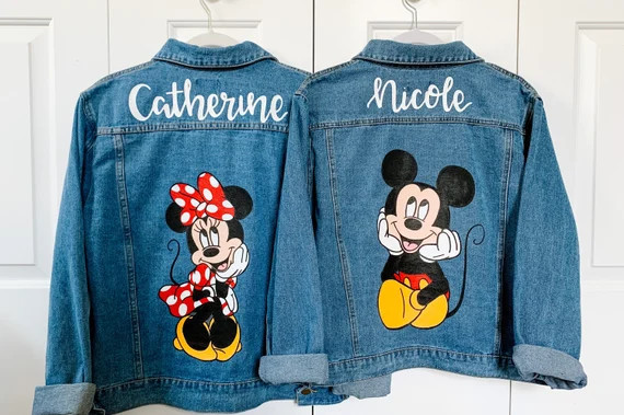 Women's Custom Hand-Painted Jean Jacket  REGULAR TRUCKER | Etsy | Etsy (US)