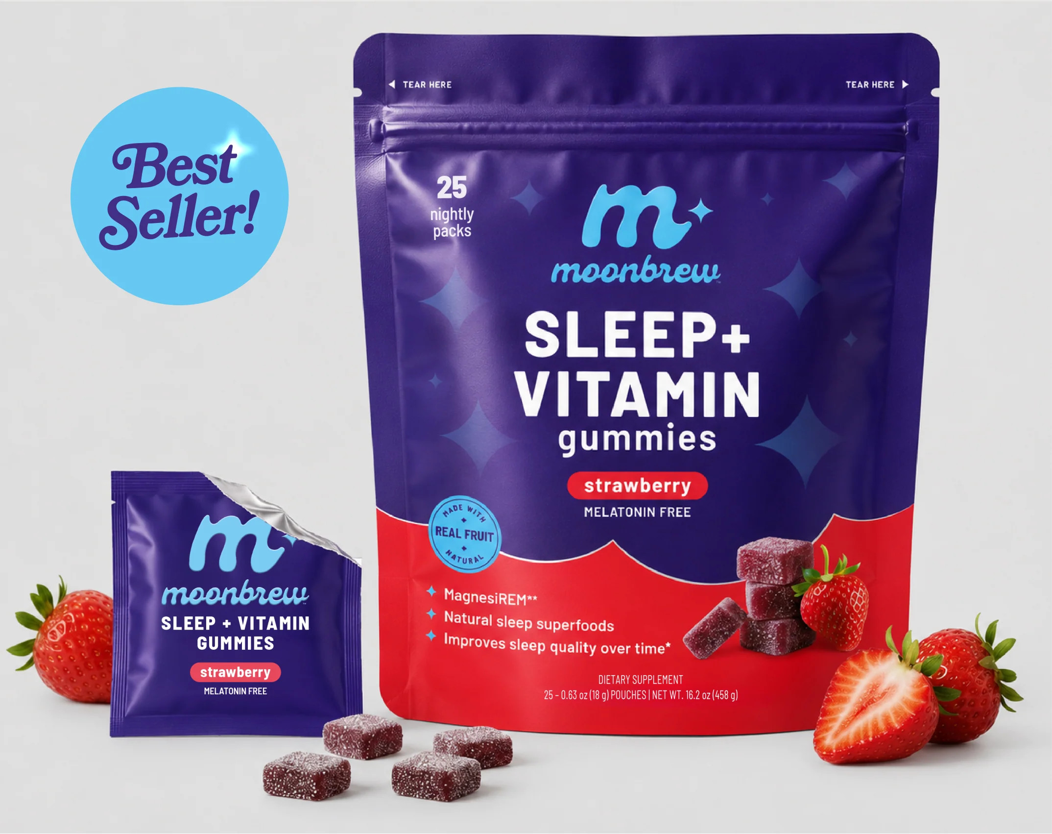 Sleep + Vitamin Gummies | MoonBrew