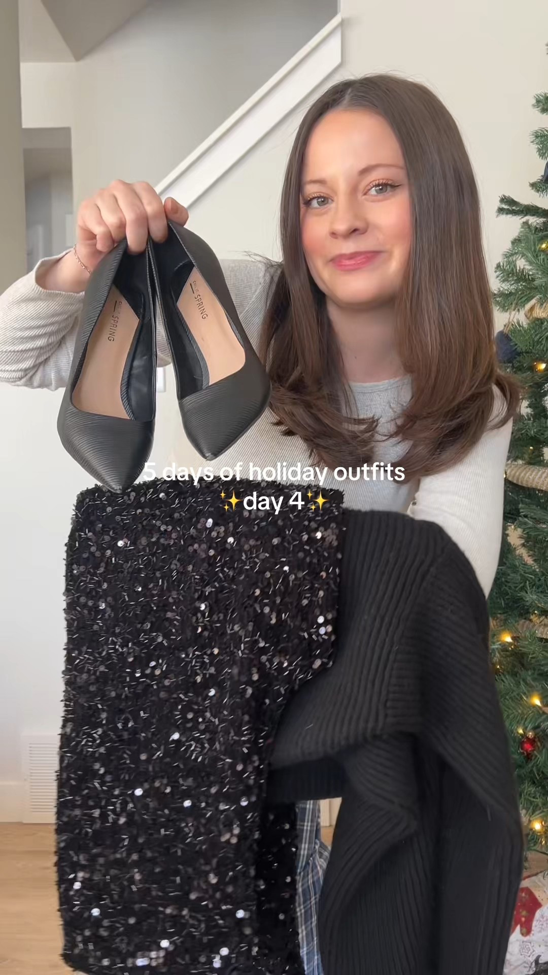 Holiday maternity outfit of the day! Sequin pants >>> 

new years outfit, Christmas outfit, holiday outfit, bump friendly

#LTKmaternity #LTKcanada #LTKwinter