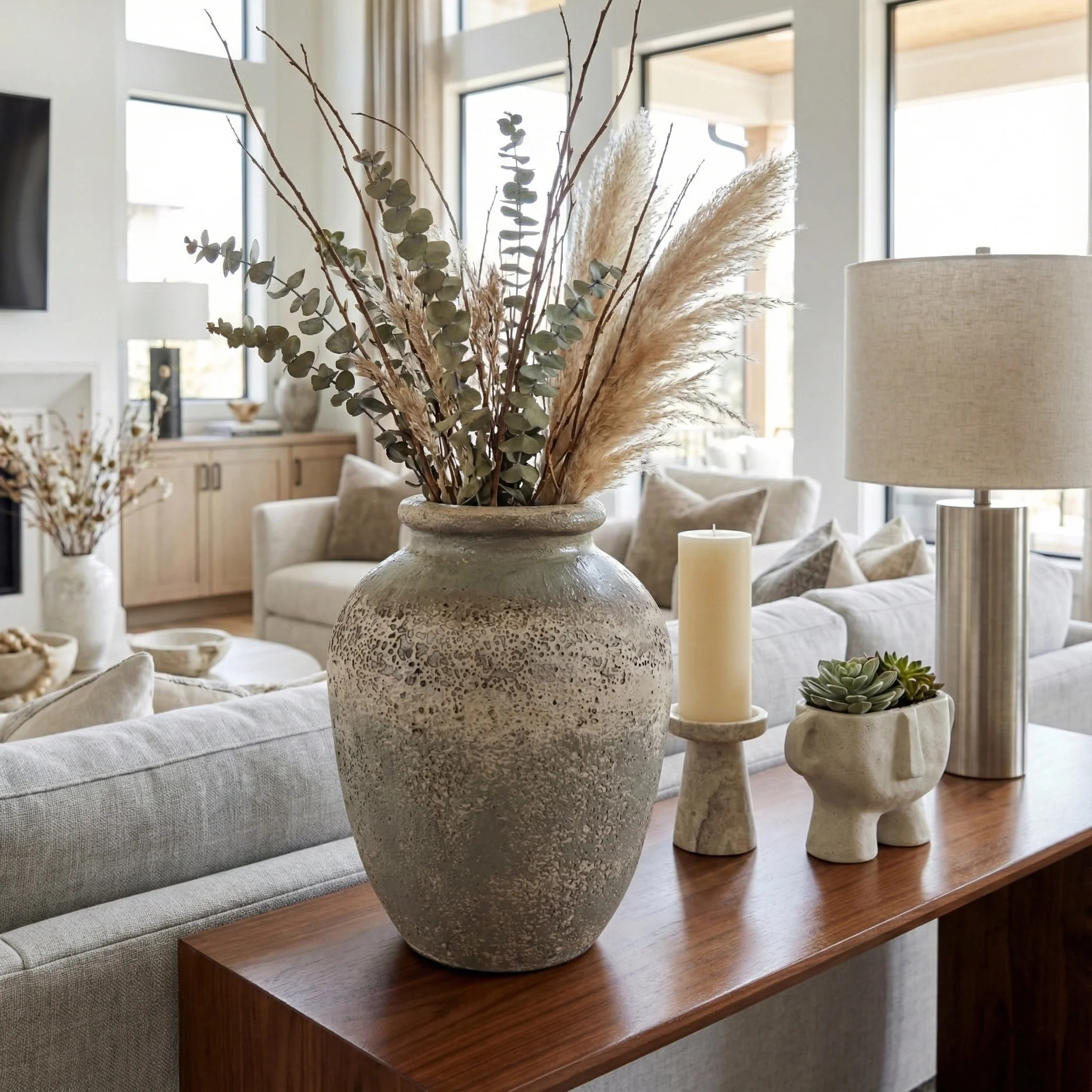 Modern Decorative Pottery Terracotta Vase With Textured Surface And Rounded Rim For Casual Home Style Accents Sleek Rustic Design Versatile Standalone | Wayfair North America