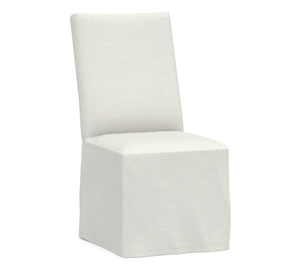 PB Comfort Square Slipcovered Dining Chair | Pottery Barn (US)