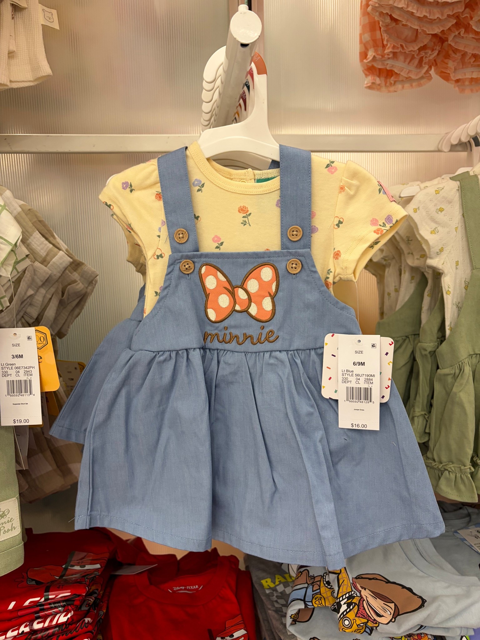 Minnie Mouse jumper dress and onesie for baby girls 🎀

#LTKSeasonal #LTKBaby #LTKTravel