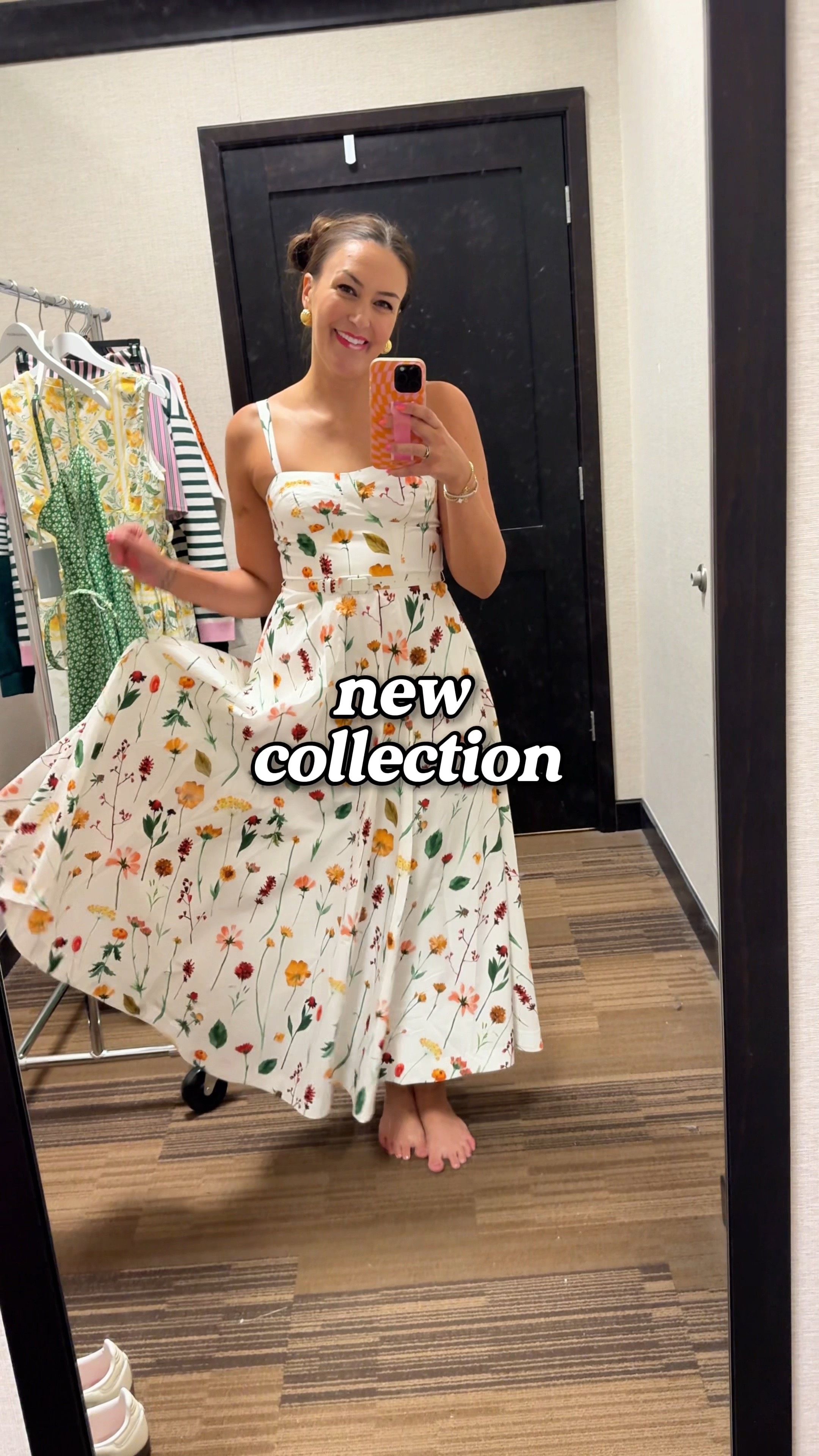 New collection alert 😍 even though she doesn’t have pockets, I love this dress SO MUCH!!! Wearing size 4 for a perfect fit (TTS). This would be a perfect Easter Dress that you can wear into the summer

#LTKStyleTip #LTKSeasonal