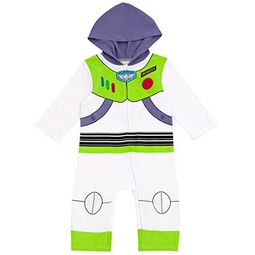 Disney Pixar Toy Story Buzz Lightyear Infant Baby Boys Zip Up Cosplay Coverall Green 18 Months | Amazon (US)
