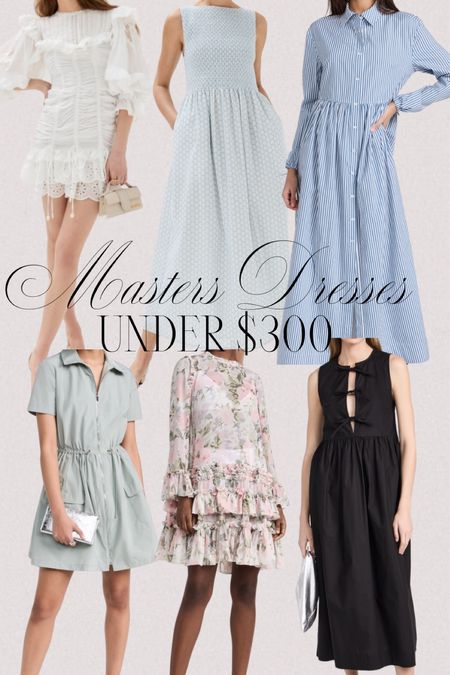 Headed to Augusta? Love these dresses, all under $300 (some on sale). 

#LTKsalealert #LTKstyletip #LTKSeasonal