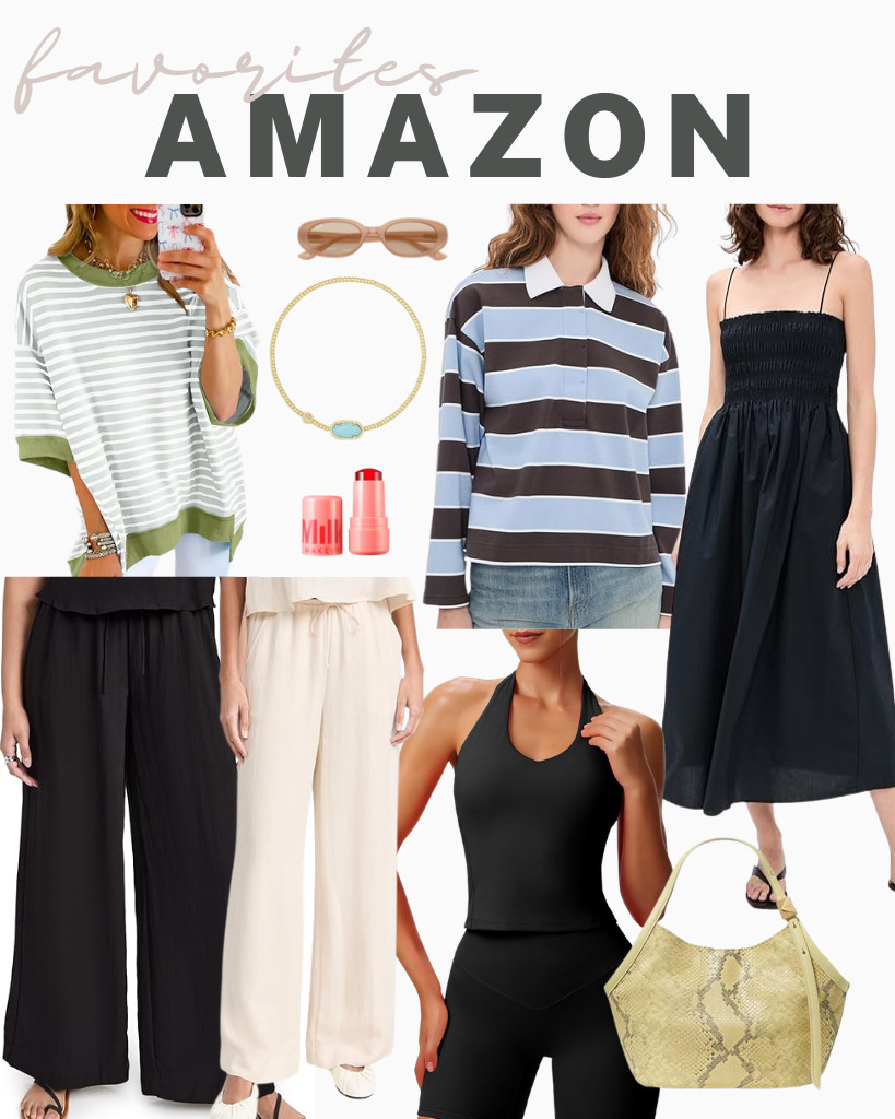 How fun are these new Amazon finds?! I am obsessed with this striped long sleeve polo and I can't wait to try these cool sunnies!

#LTKSeasonal #LTKSaleAlert #LTKTravel 

 