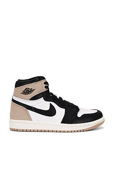 Jordan Air Jordan 1 Retro High Og Sneaker in Black, Medium Brown, White from Revolve.com | Revolve Clothing (Global)