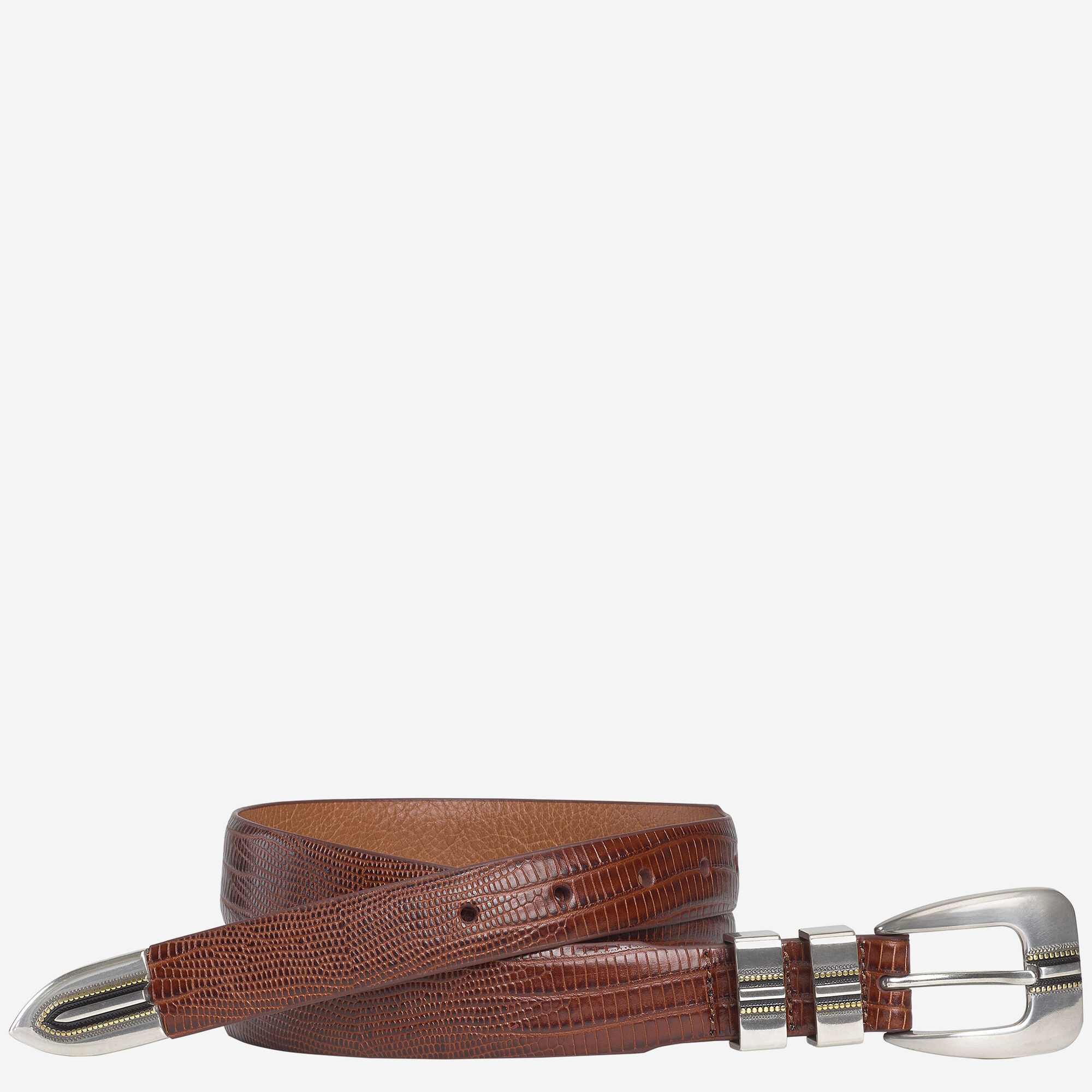 Lizard-Grain Ranger Belt | Johnston & Murphy