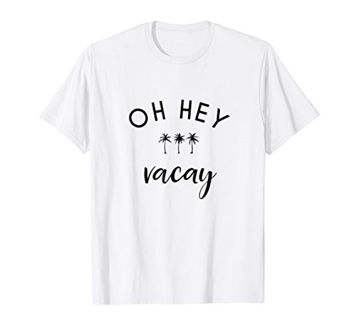 OH HEY Vacay Shirt with Palm Trees | Amazon (US)