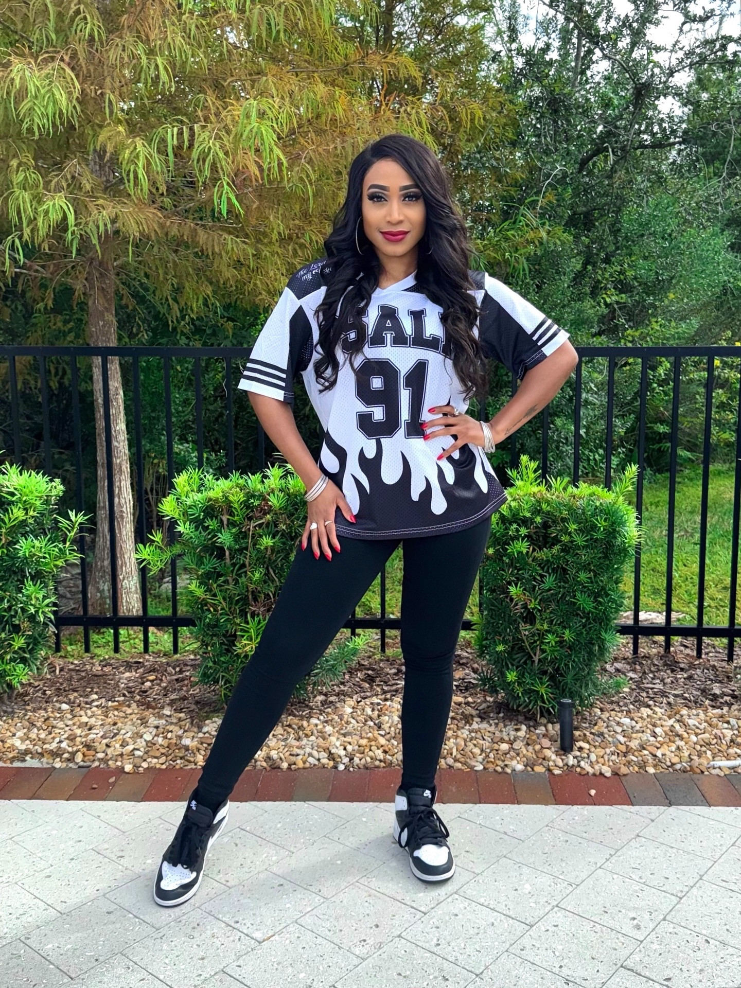 Dear Heavenly Father, I come to you, trusting in your promises ✨Psalm 91✨ Do you also trust in His promises, today?

Now for the picture photos 🖤🤍🖤 Swipe through this carousel to see what the back of the jersey says!

#christianapparel #streetwearstyle #blackandwhite #edgyaesthetic #ootdsubmit #discoverunder10k #tampainfluencer #sneakerfiend #psalm91