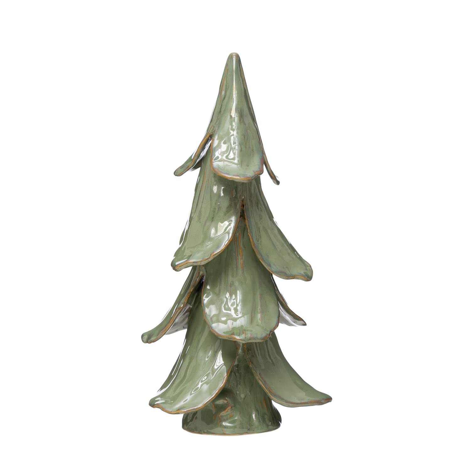Creative Co-Op Handmade Stoneware Tree, Mint, Reactive Glaze Finish | Amazon (US)