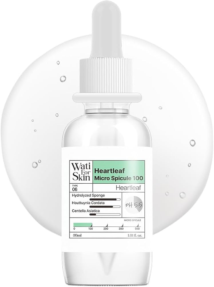 WATI FOR SKIN Heartleaf Essence Microshot 100, Lightweight Hydrating Serum for Sensitive Skin, Po... | Amazon (US)