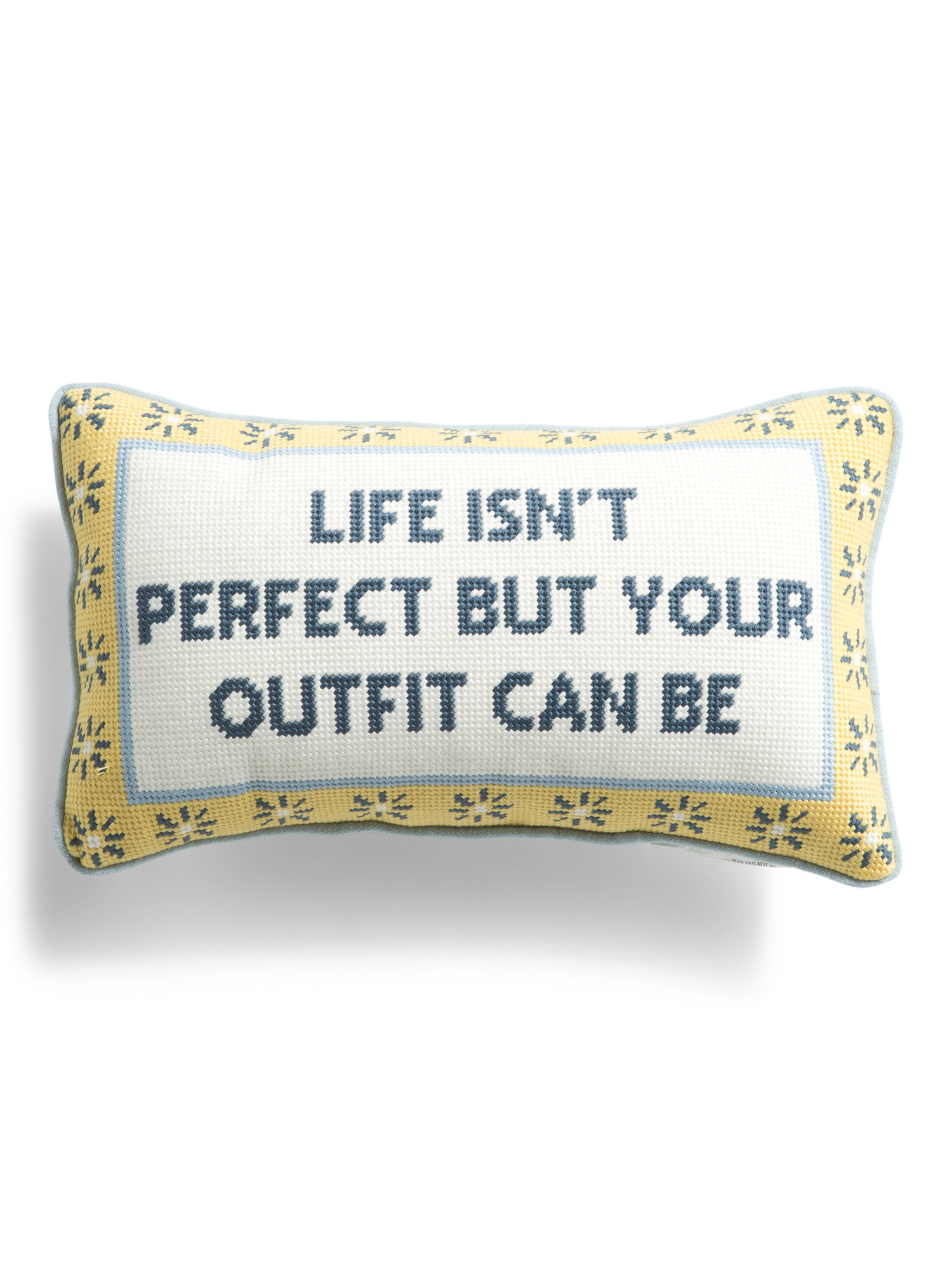 9x15 Life Isn't Perfect Needlepoint Pillow | Throw Pillows | Marshalls | Marshalls