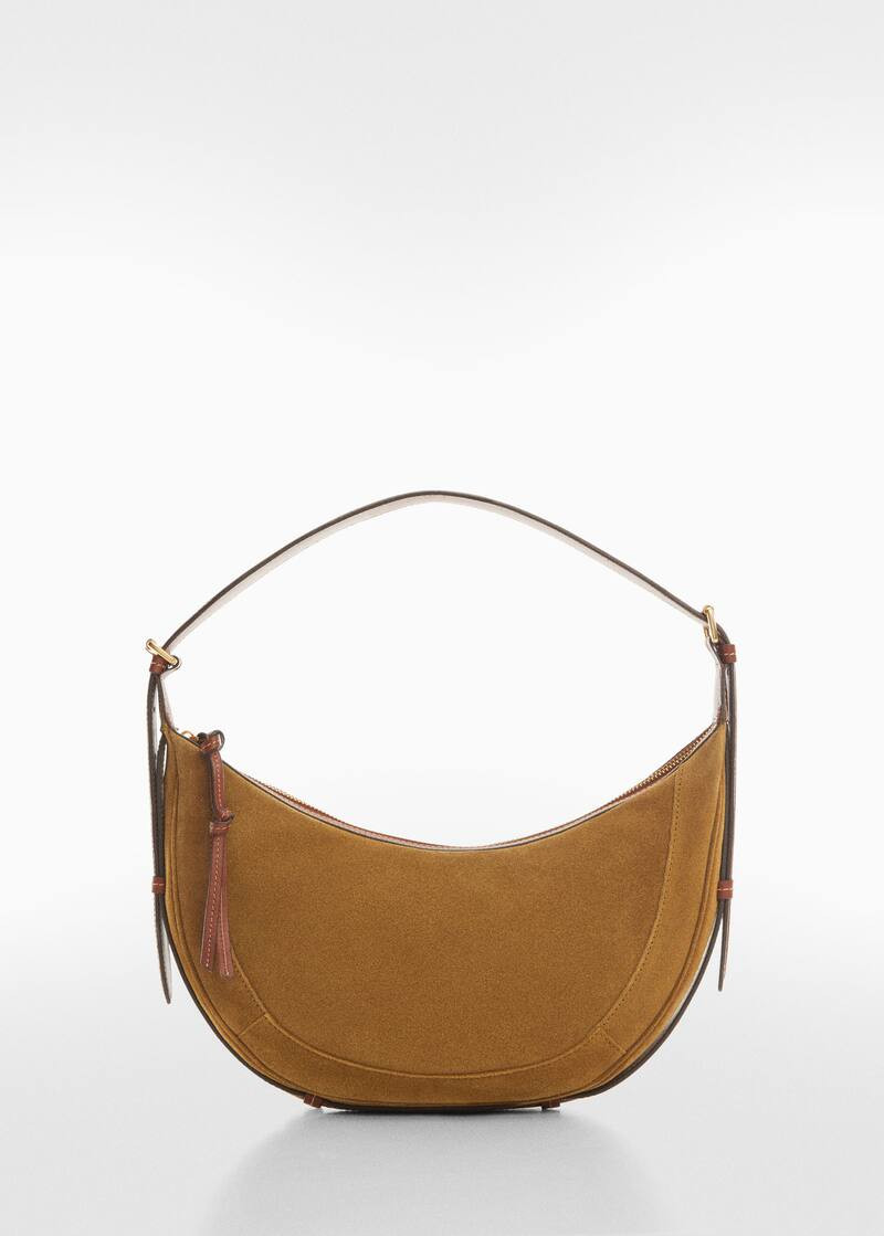 Leather shoulder bag -  Women | Mango United Kingdom | MANGO (UK)