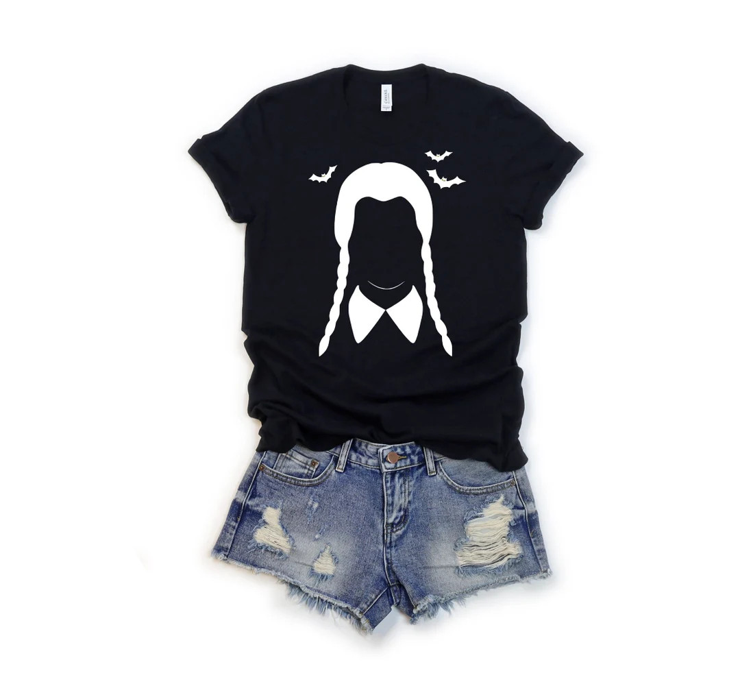 Wednesday Addams Shirt Wednesday T-shirt Gothic Shirt - Etsy | Etsy (US)