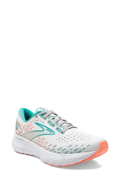 Brooks Glycerin 20 Running Shoe in Oyster/Latigo Bay/Co at Nordstrom, Size 11 | Nordstrom