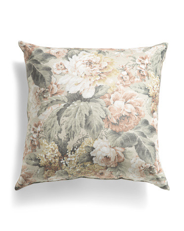 22x22 Josephine Velvet Floral Printed Pillow | TJ Maxx