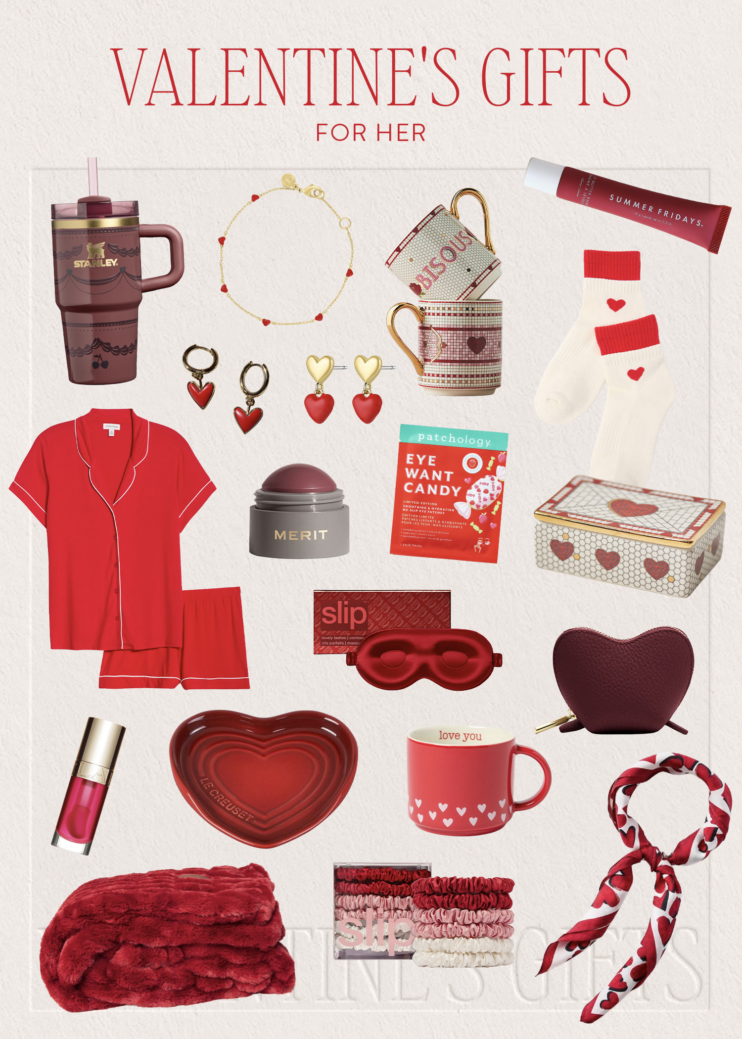 A mix of cute, cozy, and feel-good finds she’ll actually love — from beauty and pajamas to little everyday treats. Everything is linked here. 

 #LTKValentine #LTKSeasonal #LTKOver40