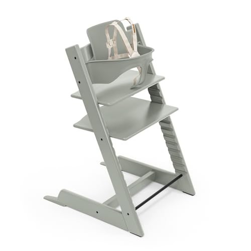 Stokke Tripp Trapp High Chair 2, Glacier Green - Includes Chair + Baby Set with Removable Harness for Children 6-36 Months - Adjustable, Ergonomic & Easy to Clean | Amazon (US)